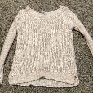 Aeropostale light pink sweater